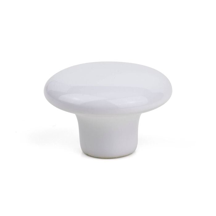 Sylvan White Ceramic Door Knob