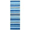 Designer Handmade Xylo Wool Rug-6295-Blue- 80x300cm