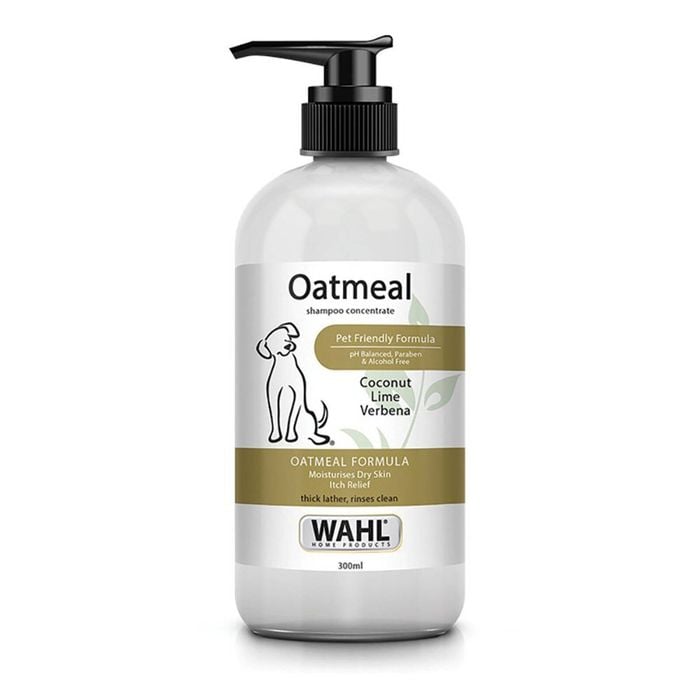 Wahl Oatmeal Shampoo Concentrate Moisturises Dry Skin for Dogs 300ml
