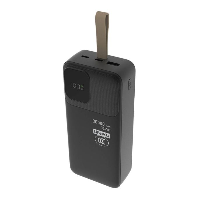 Laser 30000mAh LiFePO4 USB-C PD Power Bank (Black)