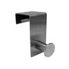 Adoored Satin Chrome Over-The-Door Deco Hook