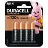 Duracell Coppertop Alkaline AA Battery - Pack of 4