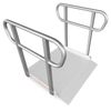 Kartrite Aluminium Safety Handrails for Kartrite 3ft Wheelchair Ramp