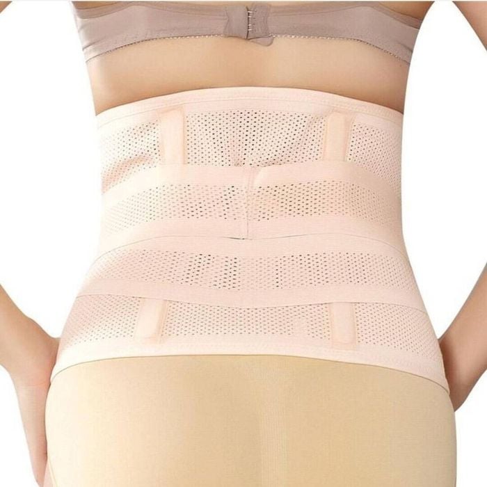 Provecta M Beige Postnatal Support Belt Adjustable Abdominal Compression Recovery Band