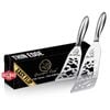 Gourmet Easy Fish Spatula Set Stainless Steel Ultra Thin Flexible Turner