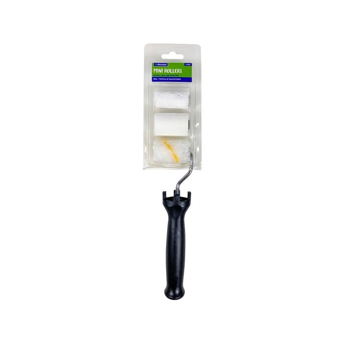 ProRenovator 50mm Assorted Mini Roller Frame - 3 Pack