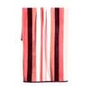 Canningvale Sorrentina Velour Beach Towel Linea Berry Red Stripe 80x160cm