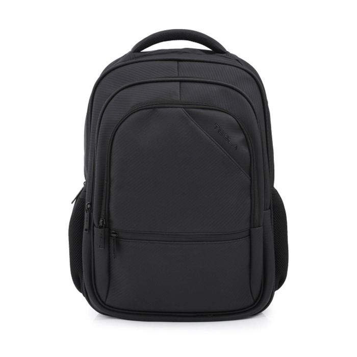 Tesla Atlas Backpack W/ Secure Zips & Laptop Compartment Black 46x32x20
