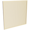 ProtectorAl 1001-2000W X 1001-2000H Primrose Aluminium Welded Slat Panel Vertical 18mm Gap
