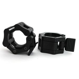 Smai Barbell - Easy Lock 50mm Collars (pairs) - Black