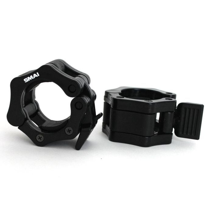 Smai Barbell - Easy Lock 50mm Collars (pairs) - Black