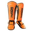 NNEOBA Mixed Martial Arts Shin Guards Protection Pads Orange