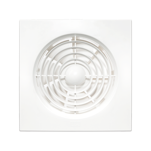 HPM 150mm Wall Exhaust Fan Square With Humidity Sensor