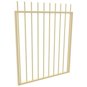 ProtectorAl 975 W x 1200mm H Primrose Aluminium Picket Top Pool Gate