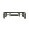 Elegant Collections Silver Black Chelsea TV Unit