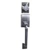 Sylvan Gripset Square Back Plate Satin Chrome Plate