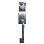 Sylvan Gripset Square Back Plate Satin Chrome Plate