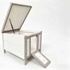 YES4PETS White Small Chicken Coop Rabbit Hutch Ferret Cage Guinea Pig Dog Cat Nesting Box