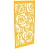 ProtectorAl 300-1200w x 1201-2400h Dark Yellow/Gloss White Roses Unframed Composite Deco Panel