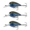 3x 13 Fishing 50mm Gordito Crankbait Fishing Lures - Old Gregg