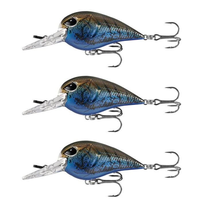 3x 13 Fishing 50mm Gordito Crankbait Fishing Lures - Old Gregg