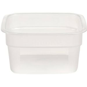 Cambro Container Fresh Pro Mini Square Polypropylene Translucent 473ml Food Storage Kitchen Organizer