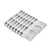 Jenny Mclean Pom Pom Face Towel with fringes 550GSM - Grey tones