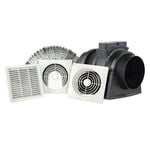 HPM 150mm Inline Exhaust Fan Kit
