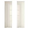 Mollers 140 x 223cm White Clonard Single Sheer Rod Pocket Curtain