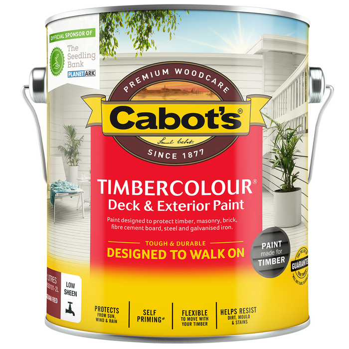 Cabot's 2L Indian Red Timbercolour® Deck & Exterior Paint