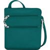 Travelon Classic Anti-Theft Slim Double Zip Crossbody Bag in Spruce