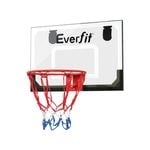 Everfit Mini Basketball Hoop Door Wall Mounted Kids Sports Backboard Indoor Black