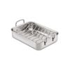 Essteele Stainless Steel Roaster With Rack 35cm X25cm X8cm