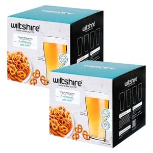 Wiltshire Salute Beer Glasses 425ml | Set Of 8