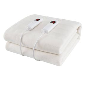 Costway Double Electric Heated Blanket Dual Controller 9 Level Washable Pad