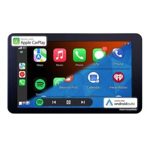 Laser 7in Portable Touchscreen LCD Screen Apple CarPlay/Android Auto