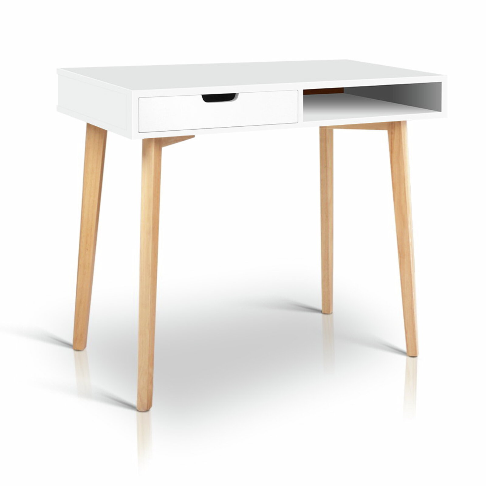 Artiss Office Computer Desk with Drawers White Bunnings Australia