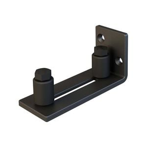 Rolltrak Matte Black Barn Door Guide - Matte Black