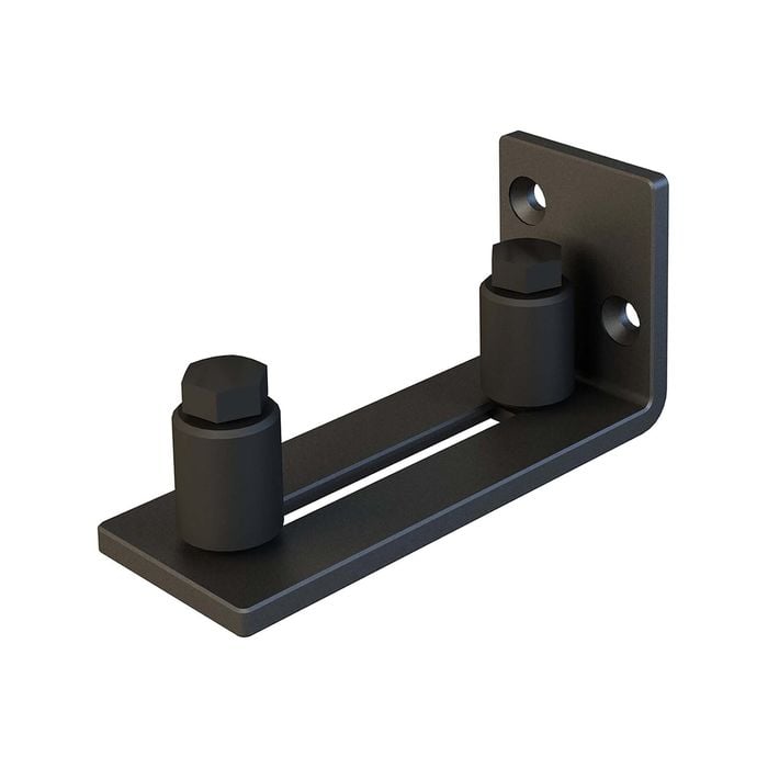 Rolltrak Matte Black Barn Door Guide - Matte Black