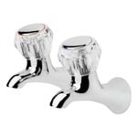Foreno Chrome Espree Tub Taps - Suits All Pressure