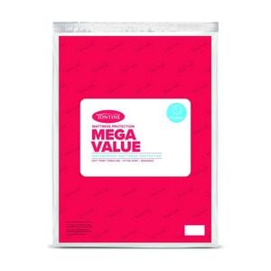 Tontine Mega Value Terry Towelling Waterproof Mattress Protector Queen