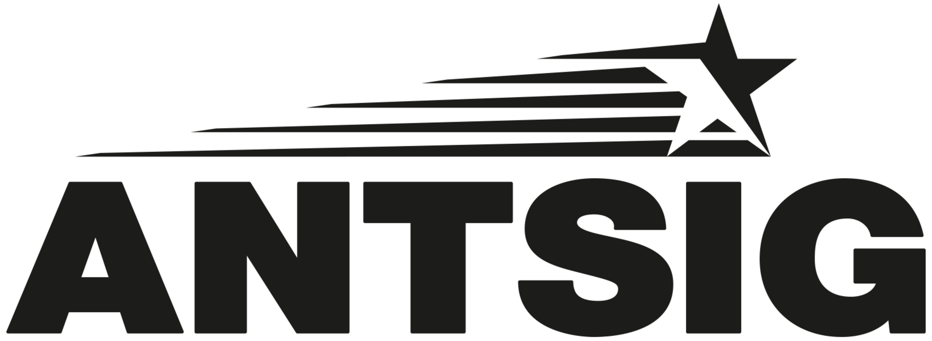 Grey scale Anstig logo