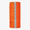 BUFF Safety CoolNet UV+ Multifunctional Neckwear - Reflective Solid Orange Fluor