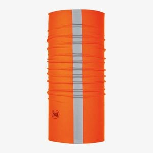BUFF Safety CoolNet UV+ Multifunctional Neckwear - Reflective Solid Orange Fluor