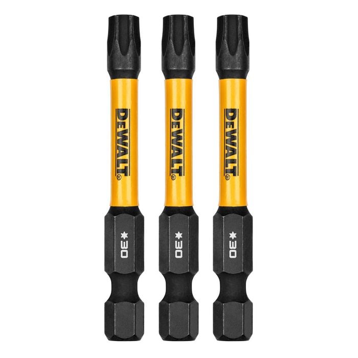 DeWALT FLEXTORQ 57mm TX30 Screwdriver Bit DWAF2TX30IR3 - 3 Pack