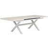 FurnitureOkay Mosman Ceramic Outdoor Extendable Dining Table (200/260x100cm) - White