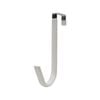 Adoored White Steel Over-The-Door Deco Hook - 2 Pack