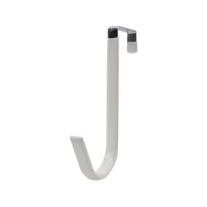 Adoored White Steel Over-The-Door Deco Hook - 2 Pack