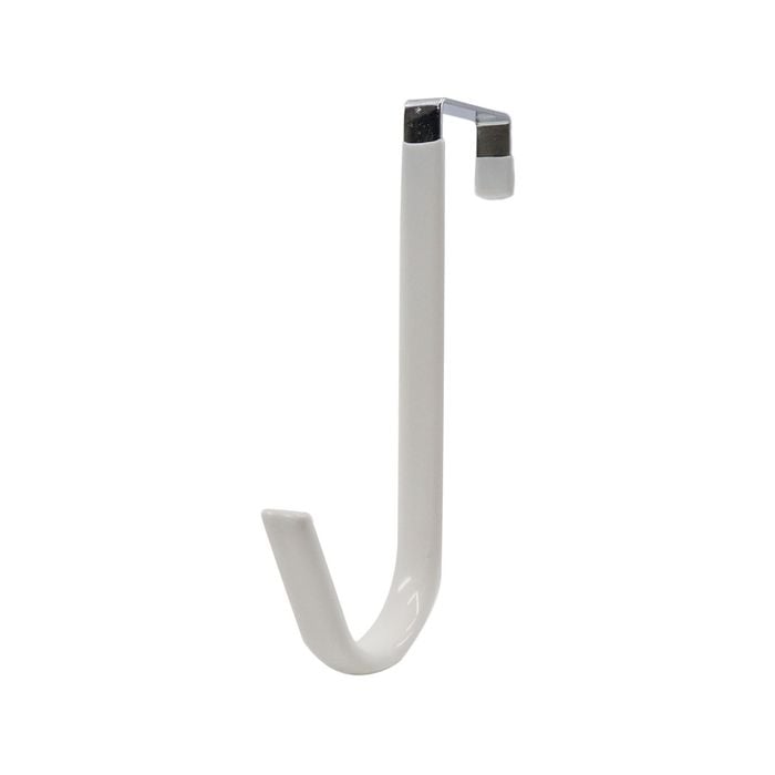 Adoored White Steel Over-The-Door Deco Hook - 2 Pack