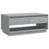 vidaXL Coffee Table Grey Engineered Wood Couch Table Living Room Accent Table